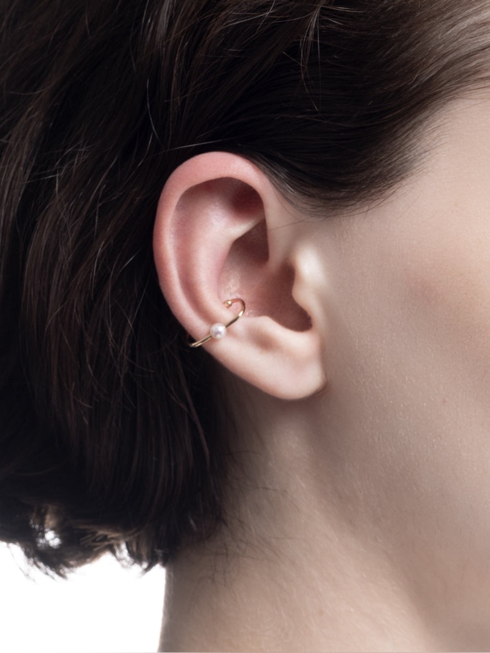 Hirotaka Akoya Pearl Ear Cuff